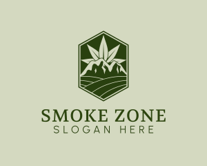 Agricultural Marijuana Farm logo design