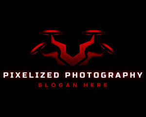 Security Drone Surveillance logo design