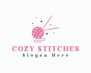 Knitting Needle Crochet Yarn logo