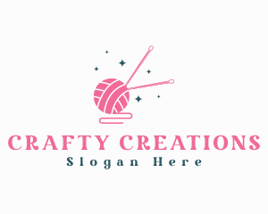 Knitting Needle Crochet Yarn logo