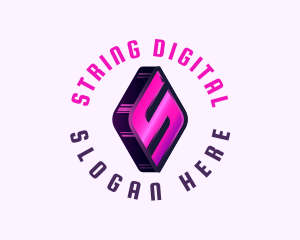 Digital Cyber Gaming  logo design