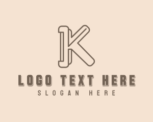 Brand Agency Letter K logo