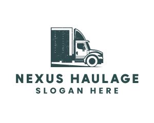 Cargo Truck Logistics logo design