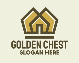 Golden Home Construction logo design