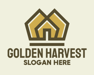 Golden Home Construction logo design