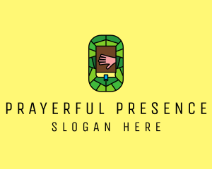 Stained Glass Bible Church logo design