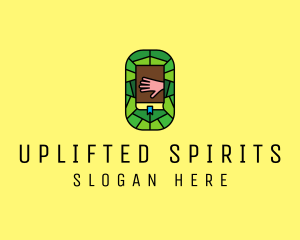 Stained Glass Bible Church logo design