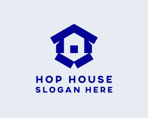 House Roof Real Estate  logo design