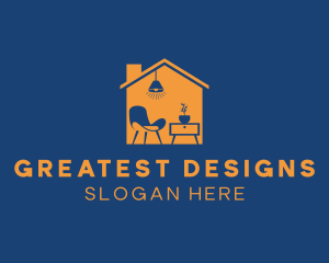 House Furniture Interior Design logo design