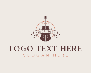 Cello Musical Instrument logo