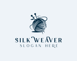 Sewing Knitting Yarn logo design