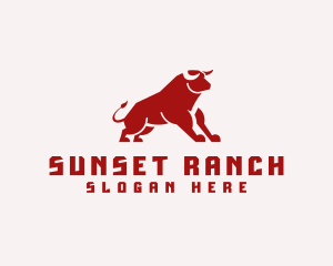 Cowboy Bull Ranch  logo