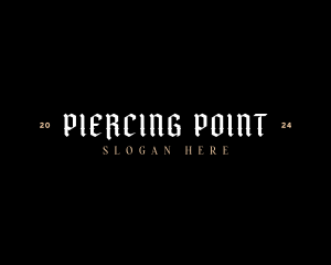 Tattoo Piercing Business logo design