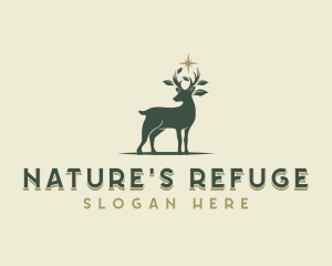 Nature Wildlife Deer logo