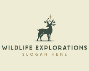 Nature Wildlife Deer logo