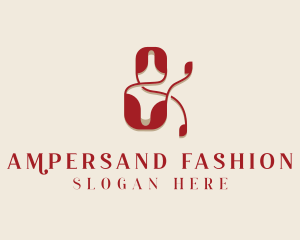 Stylish Fashion Ampersand logo design