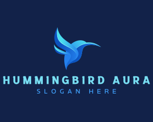 Nature Bird Hummingbird logo