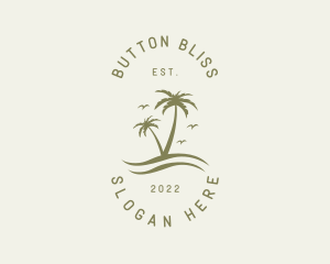 Tropical Nature Resort logo design