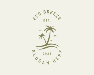 Tropical Nature Resort logo design