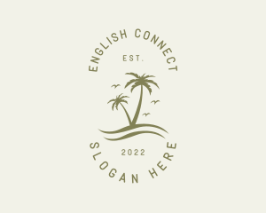 Tropical Nature Resort logo design