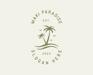 Tropical Nature Resort logo design