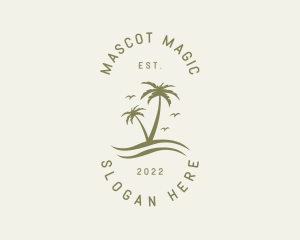 Tropical Nature Resort logo design