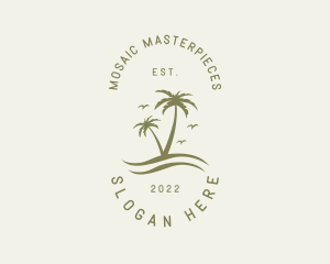 Tropical Nature Resort logo design