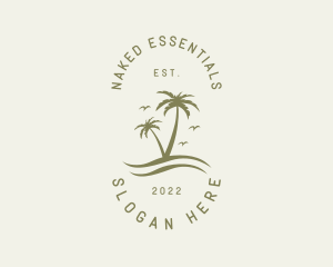 Tropical Nature Resort logo design