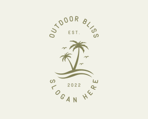 Tropical Nature Resort logo design