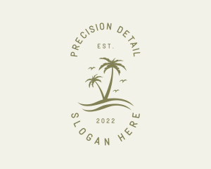 Tropical Nature Resort logo design