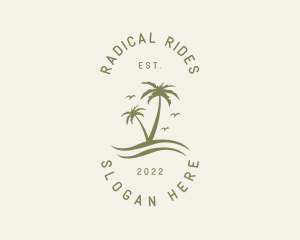 Tropical Nature Resort logo design