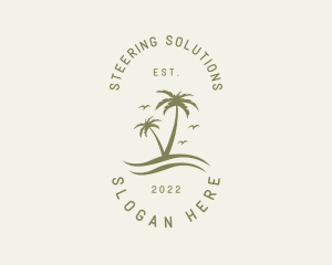 Tropical Nature Resort logo design