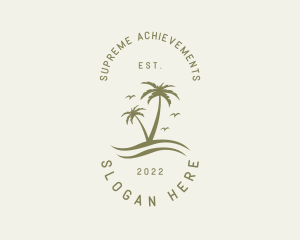 Tropical Nature Resort logo design