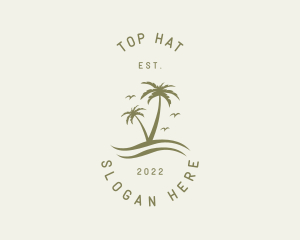 Tropical Nature Resort logo design