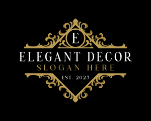 Premium Decorative Monarchy logo design