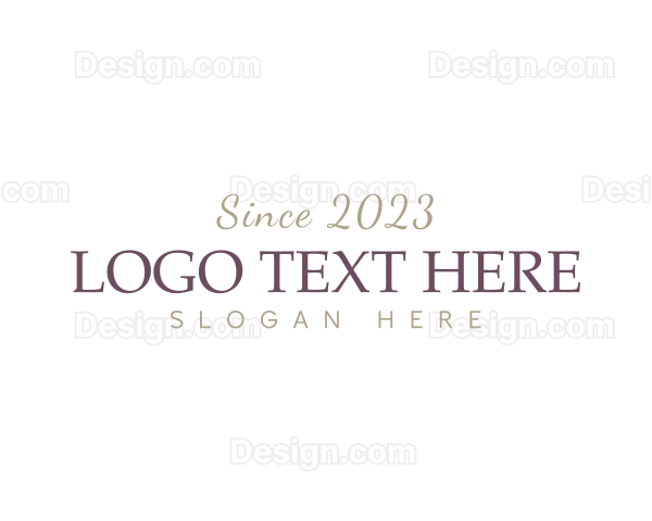 Beautiful Elegant Business Logo