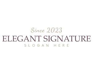 Beautiful Elegant Business logo design