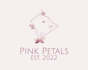 Pink Floral Embroidery  logo design