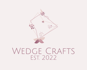 Pink Floral Embroidery  logo design