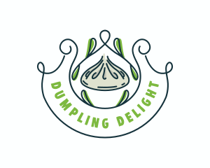 Dim Sum Food Diner logo design