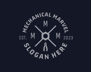 Handyman Mechanical Pliers logo design