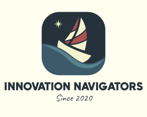 Boat Sailing App logo design