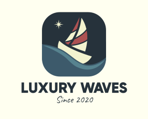 Boat Sailing App logo design