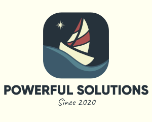 Boat Sailing App logo design