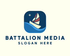 Boat Sailing App logo design