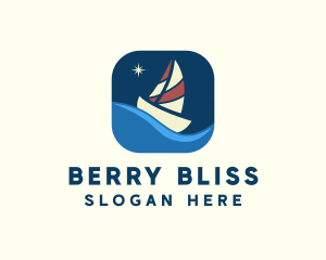 Boat Sailing App logo design