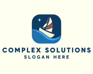 Boat Sailing App logo design