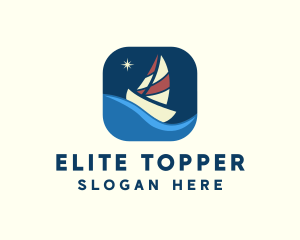 Boat Sailing App logo design