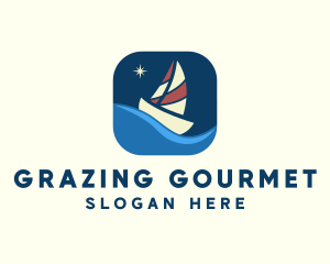 Boat Sailing App logo design