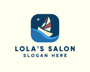 Boat Sailing App logo design